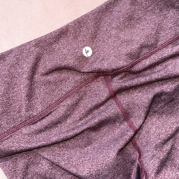 NWOT Heathered Plum High-Rise Leggings · 90 Degree by Reflex · Size S - Picture 7 of 9
